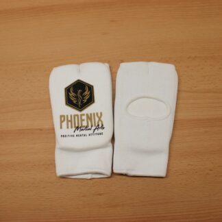 Elasticated hand pads (White)