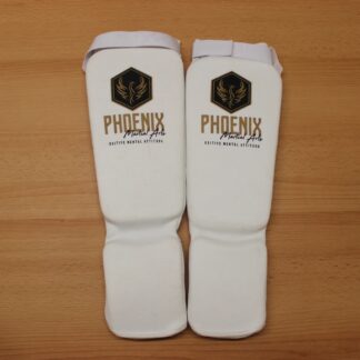 Elasticated shin & instep (White)